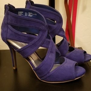 Blue Christian Siriano heels size 9